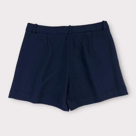 J.Crew Navy Pleated Trouser Style Career Dress Shorts Size 4 - Picture 3 of 6